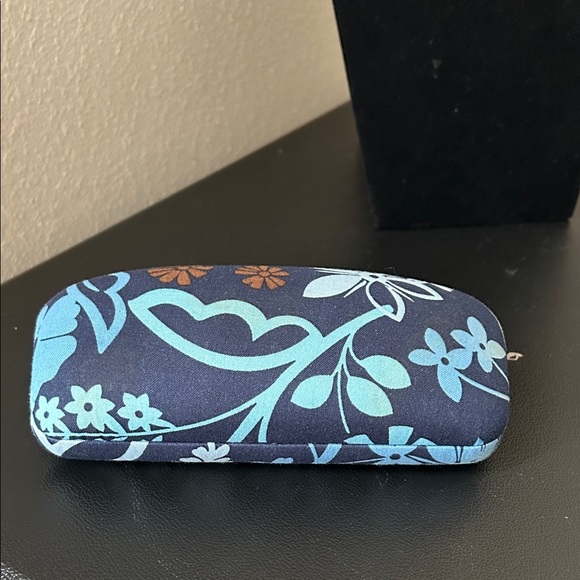 Vera Bradley Accessories - Vera Bradley Navy Blue Patterned Eyeglass Case